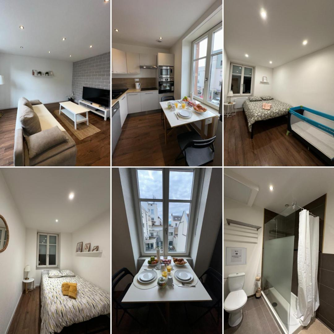# Le 3 # Joli Appartement T3 Mulhouse Centre, Neuf, Calme Et Tout Equipe Экстерьер фото