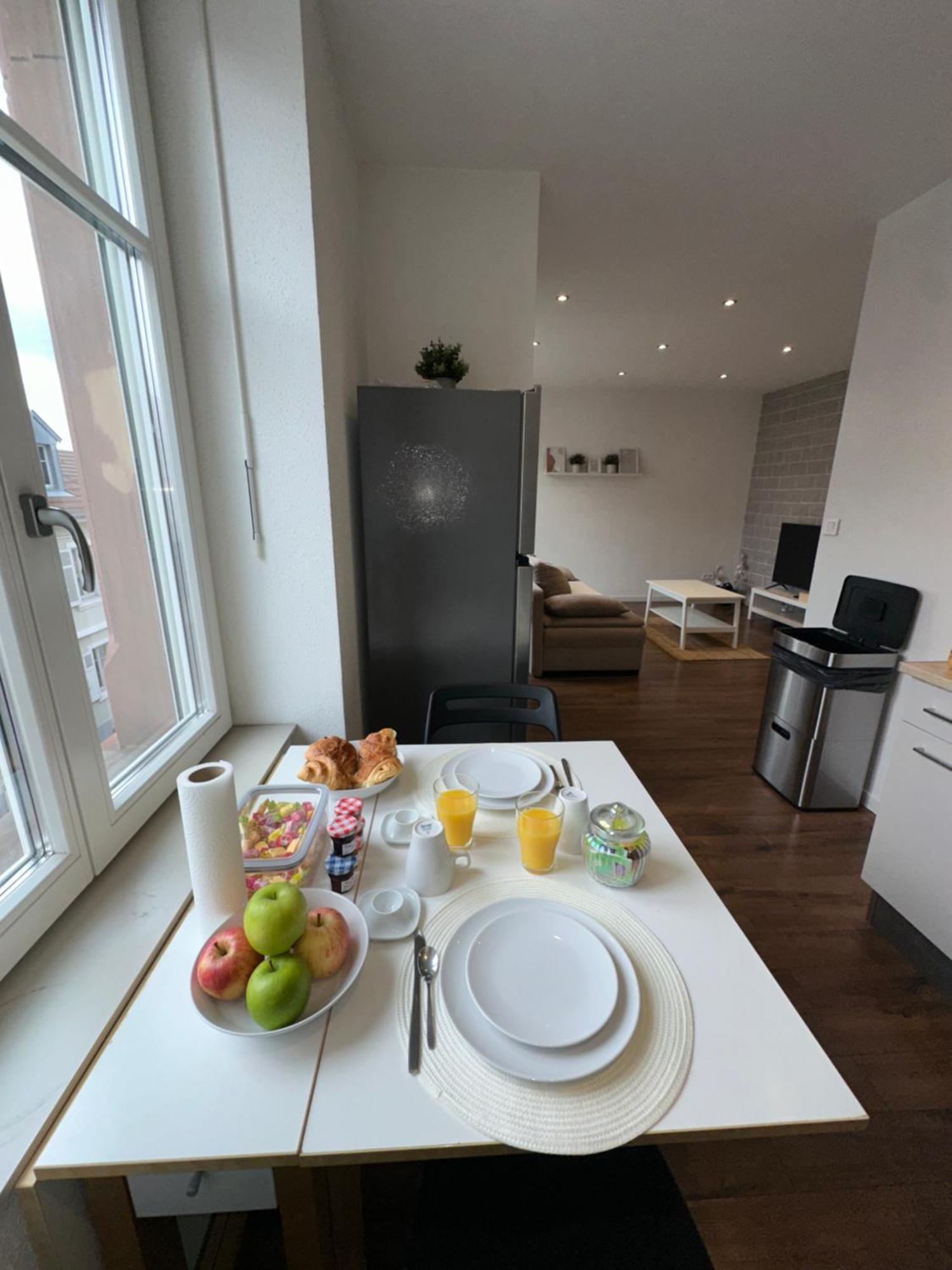 # Le 3 # Joli Appartement T3 Mulhouse Centre, Neuf, Calme Et Tout Equipe Экстерьер фото