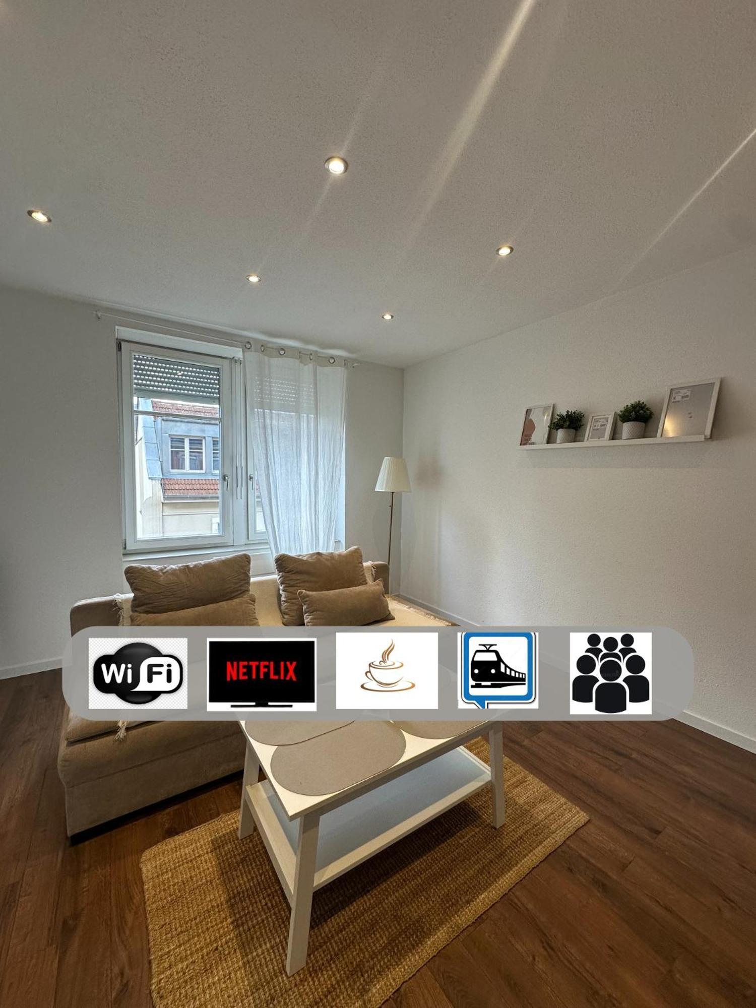 # Le 3 # Joli Appartement T3 Mulhouse Centre, Neuf, Calme Et Tout Equipe Экстерьер фото